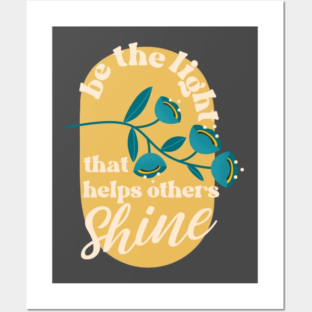 Be the Light Wall Art by createdbyginny